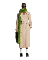 Beige Belted Cotton Trench - DRIES VAN NOTEN WOMEN | PLP | Antonia