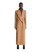 Beige Double Breasted Coat - DRIES VAN NOTEN WOMEN | PLP | Antonia