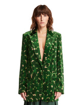 Blazer Stampato Verde - DRIES VAN NOTEN DONNA | PLP | Antonia