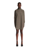 Brown Check Chemisier - DRIES VAN NOTEN WOMEN | PLP | Antonia