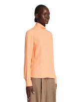 Orange Silk Shirt | PDP | Antonia