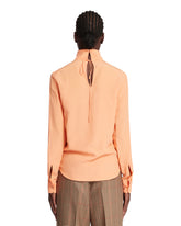 Orange Silk Shirt | PDP | Antonia