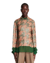 Pink Viscose Top With Sequins - DRIES VAN NOTEN WOMEN | PLP | Antonia