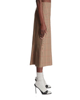 Beige Midi Tailored Skirt | PDP | Antonia