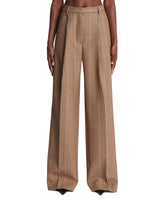 Pantaloni Beige Check - DRIES VAN NOTEN DONNA | PLP | Antonia