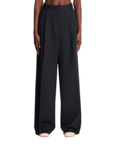 Blue Wool Pants - Women | PLP | Antonia