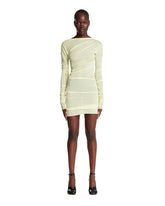 Yellow Draped Mini Dress - Women | PLP | Antonia