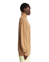 Beige High Neck Pullover | PDP | Antonia