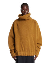 Brown Oversize Turtleneck Sweater - DRIES VAN NOTEN WOMEN | PLP | Antonia