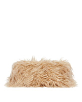 Beige Faux Fur Clutch | PDP | Antonia