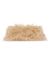 Beige Faux Fur Clutch | PDP | Antonia