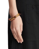 Golden-Plated Decorated Bracelet - DRIES VAN NOTEN WOMEN | PLP | Antonia