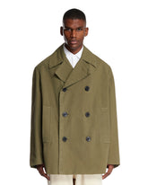 Green Double-Breasted Coat - Men | PLP | Antonia