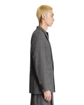 Gray Double Breast Blazer | PDP | Antonia