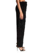 Black Zuffia Faux Fur Trousers | PDP | Antonia