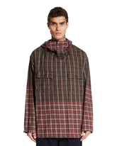 Multicolor Checked Anorak Jacket | PDP | Antonia