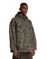 Brown Animal Print Field Jacket | PDP | Antonia