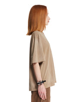 T-Shirt Oversize Marrone Chiaro | PDP | Antonia