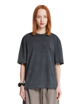 T-Shirt Oversize Nera - ENTIRE STUDIOS DONNA | PLP | Antonia