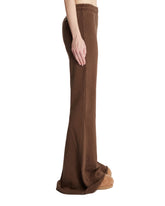 Brown Heavy Flared Pants | PDP | Antonia