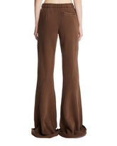 Brown Heavy Flared Pants | PDP | Antonia