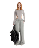 Gray Full Sweatpants - ENTIRE STUDIOS WOMEN | PLP | Antonia