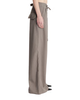 Gray Belted Trousers | PDP | Antonia