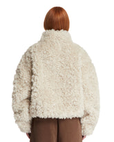 White Fluffy Jacket | PDP | Antonia