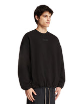 Black Essentials Crewneck Sweatshirt | PDP | dAgency