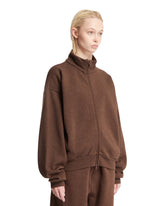 Brown Cotton Essentials Sweatshirt | PDP | dAgency