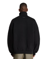 Black Half-Zip Hoodie | PDP | Antonia