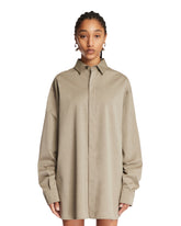 Gray Shirt Dress - FEAR OF GOD WOMEN | PLP | Antonia