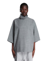 Gray Short-Sleeve High-Neck Top - FEAR OF GOD WOMEN | PLP | Antonia