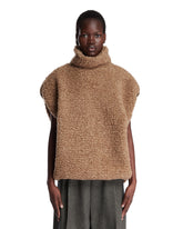 Beige Wool Fleece Gilet - FEAR OF GOD WOMEN | PLP | Antonia