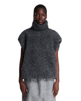 Gray Wool Fleece Gilet - Women's vests | PLP | Antonia