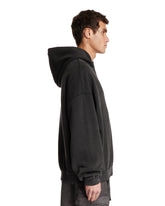 Black Cotton Hoodie | PDP | Antonia