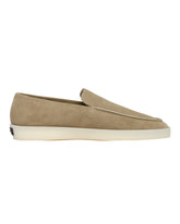 Beige Suede Loafers | PDP | Antonia