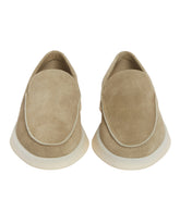 Beige Suede Loafers | PDP | Antonia