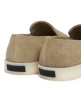 Beige Suede Loafers | PDP | Antonia