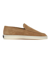 Beige Suede Moccasins | PDP | Antonia