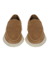 Beige Suede Moccasins | PDP | Antonia