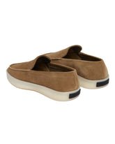 Beige Suede Moccasins | PDP | Antonia