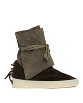 Gray and Black Moc High Sneakers - FEAR OF GOD WOMEN | PLP | Antonia