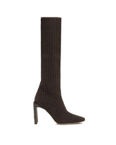 Brown Knit Boots - New arrivals women's shoes | PLP | Antonia