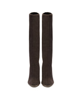 Brown Knit Boots | PDP | Antonia