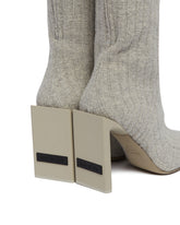 Gray Knit Boots | PDP | Antonia