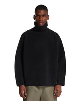 Black Ottoman Turtleneck Sweater - Men's knitwear | PLP | Antonia