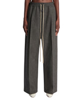 Gray Wool and Cotton Pants - FEAR OF GOD WOMEN | PLP | Antonia