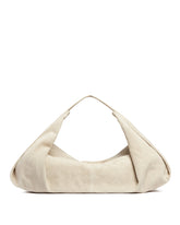 Large Beige Shell Shoulder Bag | PDP | Antonia