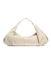 Large Beige Shell Shoulder Bag | PDP | Antonia